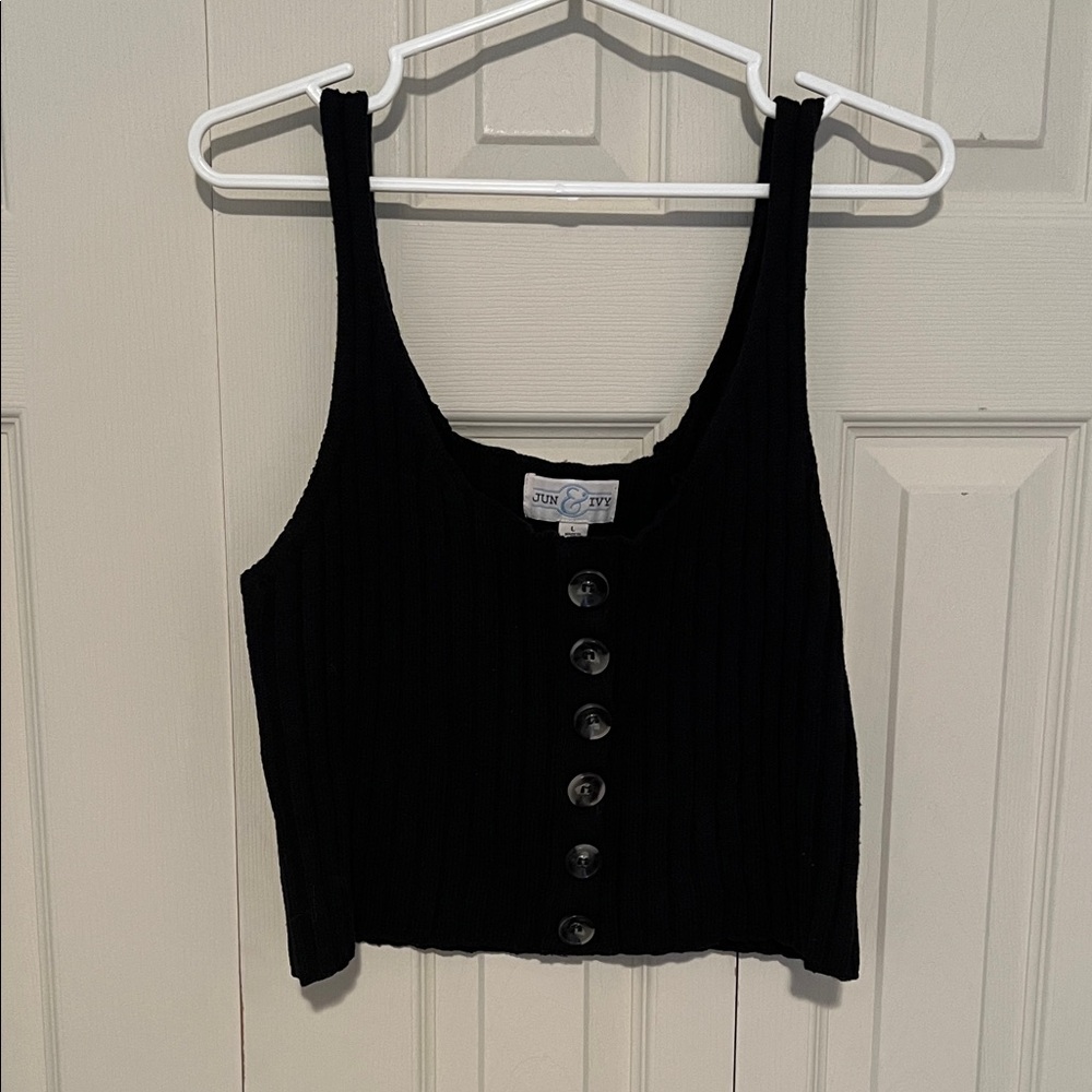 Cropped Sweater Tank